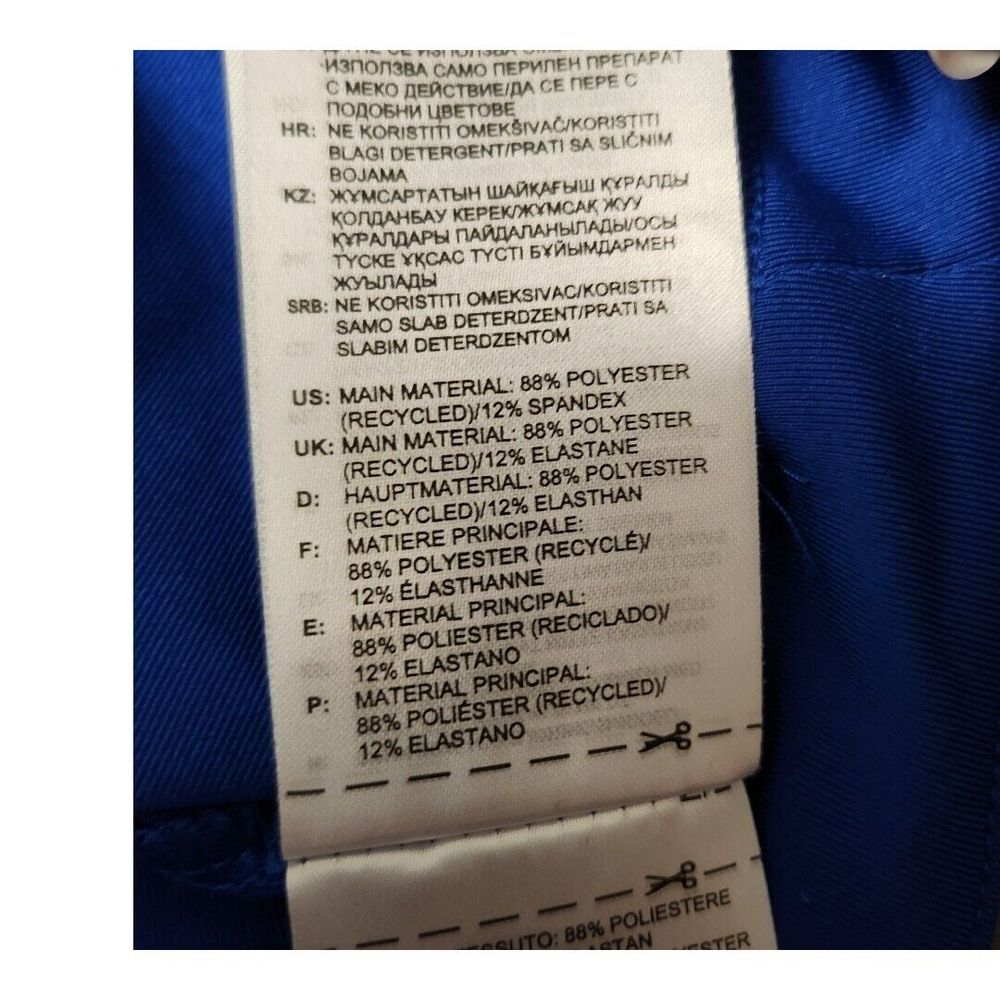 NWOT Kansas Jayhawks Tee Woman Medium Adidas College Performance Training Blue - Picture 5 of 10
